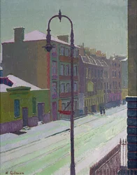 London-gate i snø, 1917